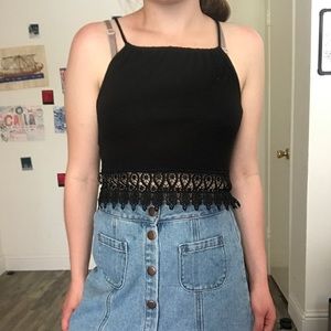 Lacey Adjustable Tank with Jean Skirt